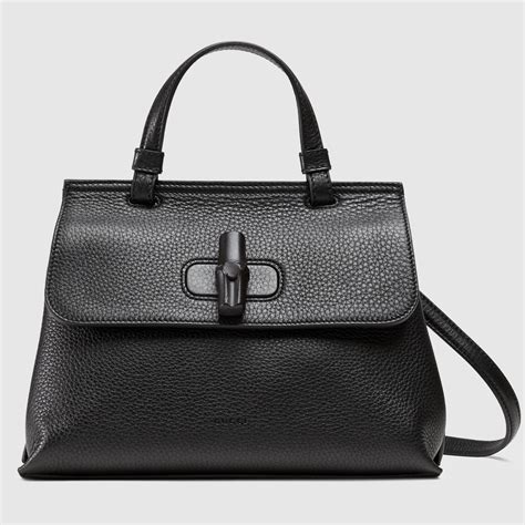 gucci bamboo daily leather top handle bag price|Gucci bamboo bag harper's.